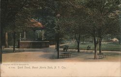 Band Stand, Mount Morris Park Postcard