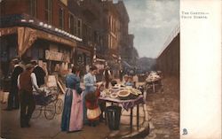 The Ghetto - Fruit Stands Postcard