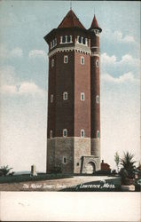 The Water Tower, Tower Hill Lawrence, MA Postcard Postcard Postcard