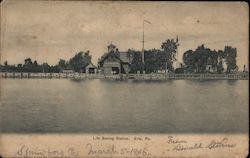 Life Saving Station Postcard