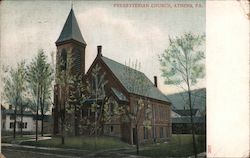 Presbyterian Church Athens, PA Postcard Postcard Postcard