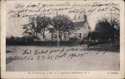 Residence of Mr. A.J. Lawrence Bergenfield, NJ Postcard Postcard Postcard