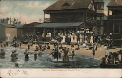 Bathing Beach Highland Beach, NJ Postcard Postcard Postcard