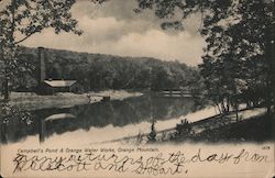 Campbell's Pond and Orange Water Works Postcard