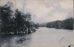 View of Cranberry Lake New Jersey Postcard Postcard Postcard