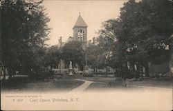 Court Square Plattsburgh, NY Postcard Postcard Postcard