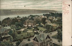 The Palisades from Lake Ave Water Tower Yonkers, NY Postcard Postcard Postcard