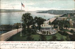 Hudson River From Claremont Postcard