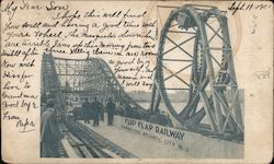 Flip Flap Railway Atlantic City, NJ Postcard Postcard Postcard
