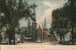 First Baptist Church Postcard