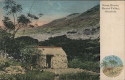Grass House, Manoa Valley Postcard