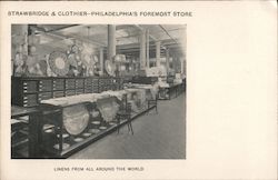 Strawbridge & Clothier, Philadelphia's Foremost Store, Linens From Around the World Pennsylvania Postcard Postcard Postcard