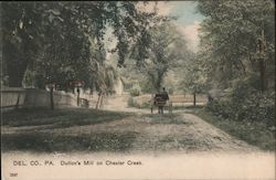 Dutton's Mill on Chester Creek Pennsylvania Postcard Postcard Postcard