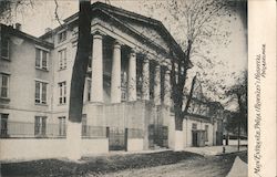 Main Entrance, Phila. (Blockley) Hospital Postcard