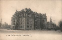 German Hospital Philadelphia, PA Postcard Postcard Postcard