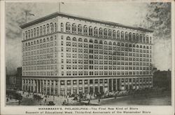 Wanamakers - The First New Kind of Store Postcard