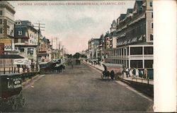 Virginia Avenue, Looking from Boardwalk Postcard