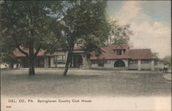 Springhaven Country Club House Wallingford, PA Postcard Postcard Postcard