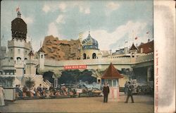 The Red Mill, Luna Park Coney Island, NY Postcard Postcard Postcard