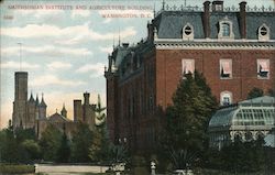 Smithsonian Institute and Agriculture Building Postcard