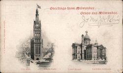 Greetings from Milwaukee Postcard