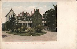 College of the Sisters of Bethany Topeka, KS Postcard Postcard Postcard