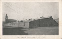 Billy Sunday Tabernacle Des Moines, IA Postcard Postcard Postcard