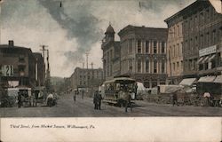 Third Street, From Market Square Williamsport, PA Postcard Postcard Postcard