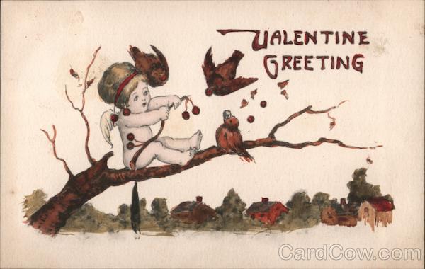 Valentine Greeting Cupid
