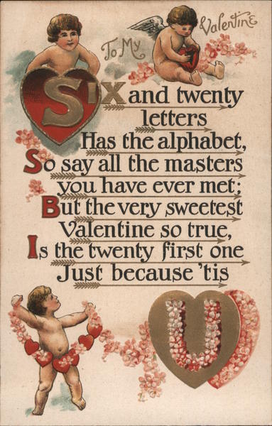 Cupids Making Valentines