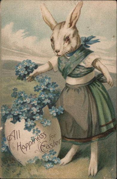 All Happiness for Easter With Bunnies