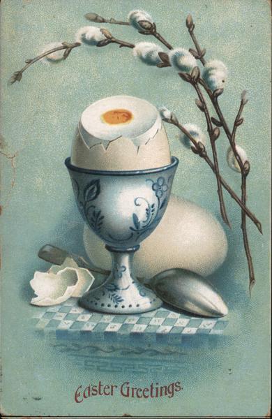 Easter Greetings Eggs