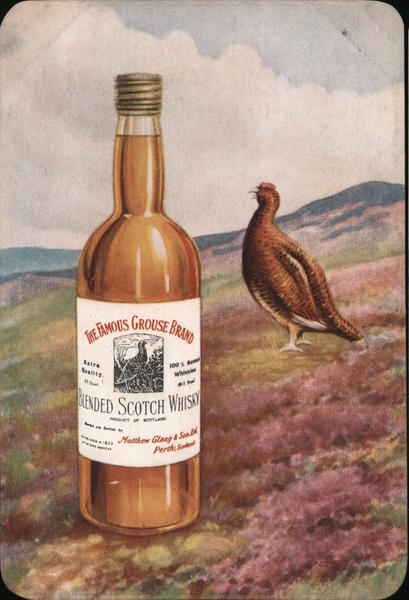 Grouse Brand Scotch Whiskey Breweriana