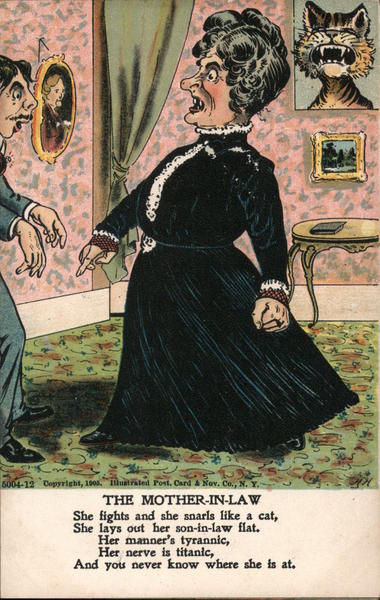 The Mother-In-Law Caricatures