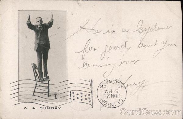 W.A. Sunday Billy Sunday