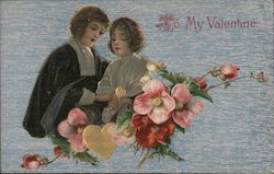 To My Valentine Couples Postcard Postcard Postcard