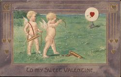 To My Sweet Valentine Postcard