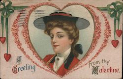 A Greeting from Thy Valentine Postcard