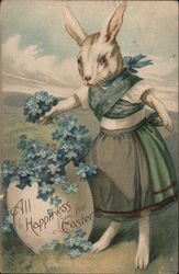 All Happiness for Easter Postcard