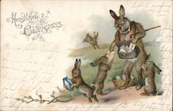 Happy Easter (German) Postcard