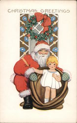 Christmas Greetings Postcard