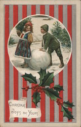 Christmas Joys Be Yours Postcard