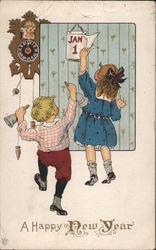A Happy New Year Postcard