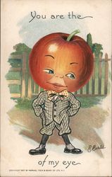 You are the apple of my eye E. Curtis Postcard Postcard Postcard