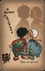A Happy Christmas - Kiss me quick! Postcard