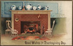 Good Wishes for Thanksgiving Day Postcard