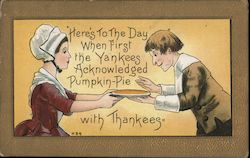 Pumpkin Pie Postcard Postcard Postcard