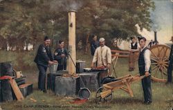 The Camp Kitchen - Royal Army Medical Corps Volunteers Postcard