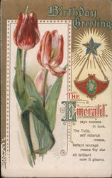 Emerald: Birthday Greetings, Emerald Postcard