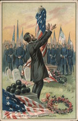Lincoln's Address at Gettysburg Postcard